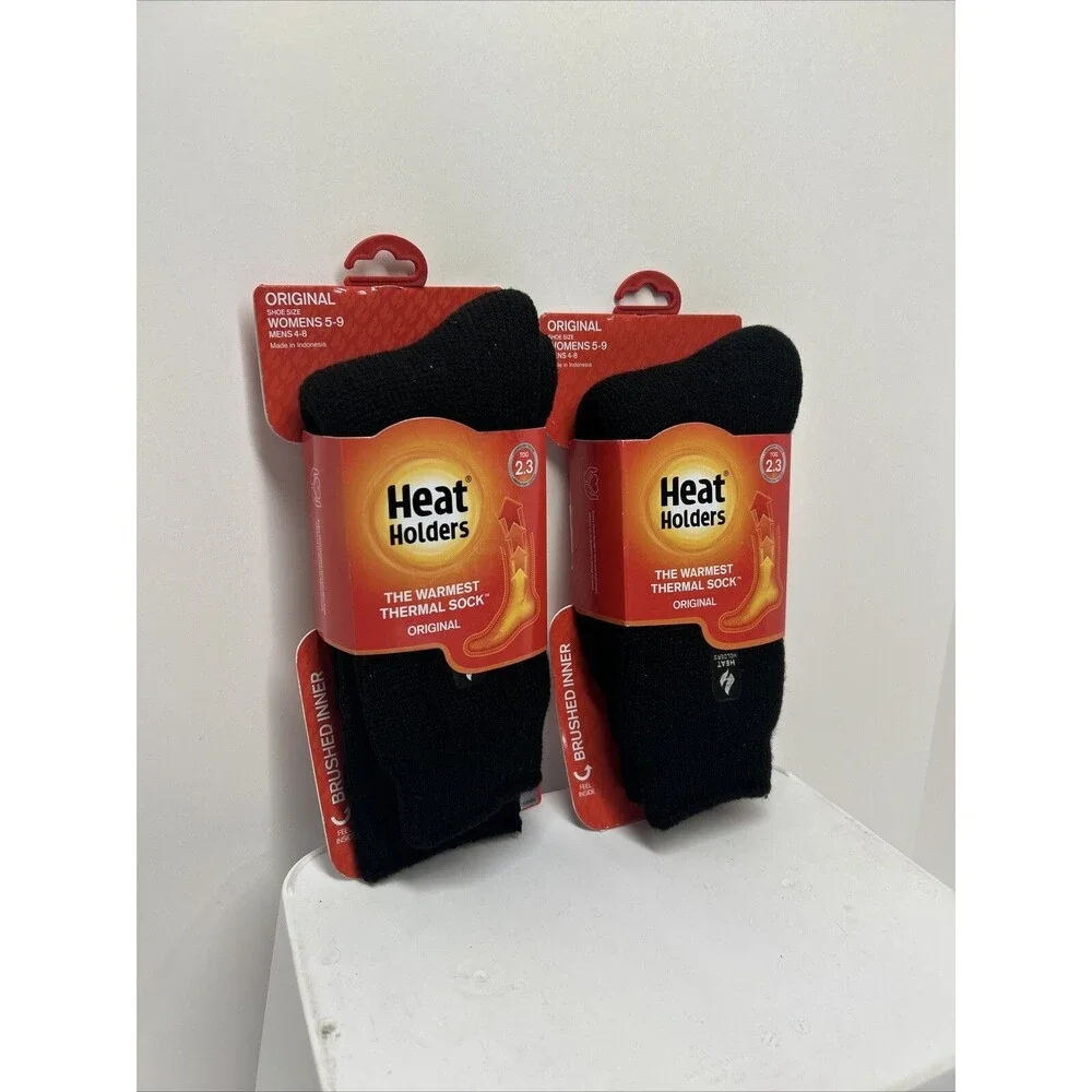 LOT OF 2 - BRAND NEW - Grabber‎ Women's Size 5-9 Heat Holder Socks